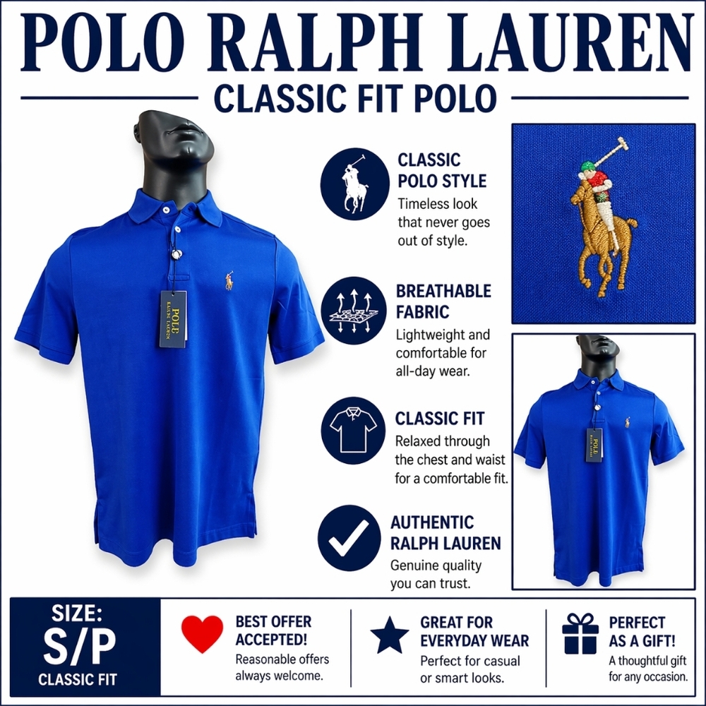 Polo Ralph Lauren Men's Small S/P Classic fit